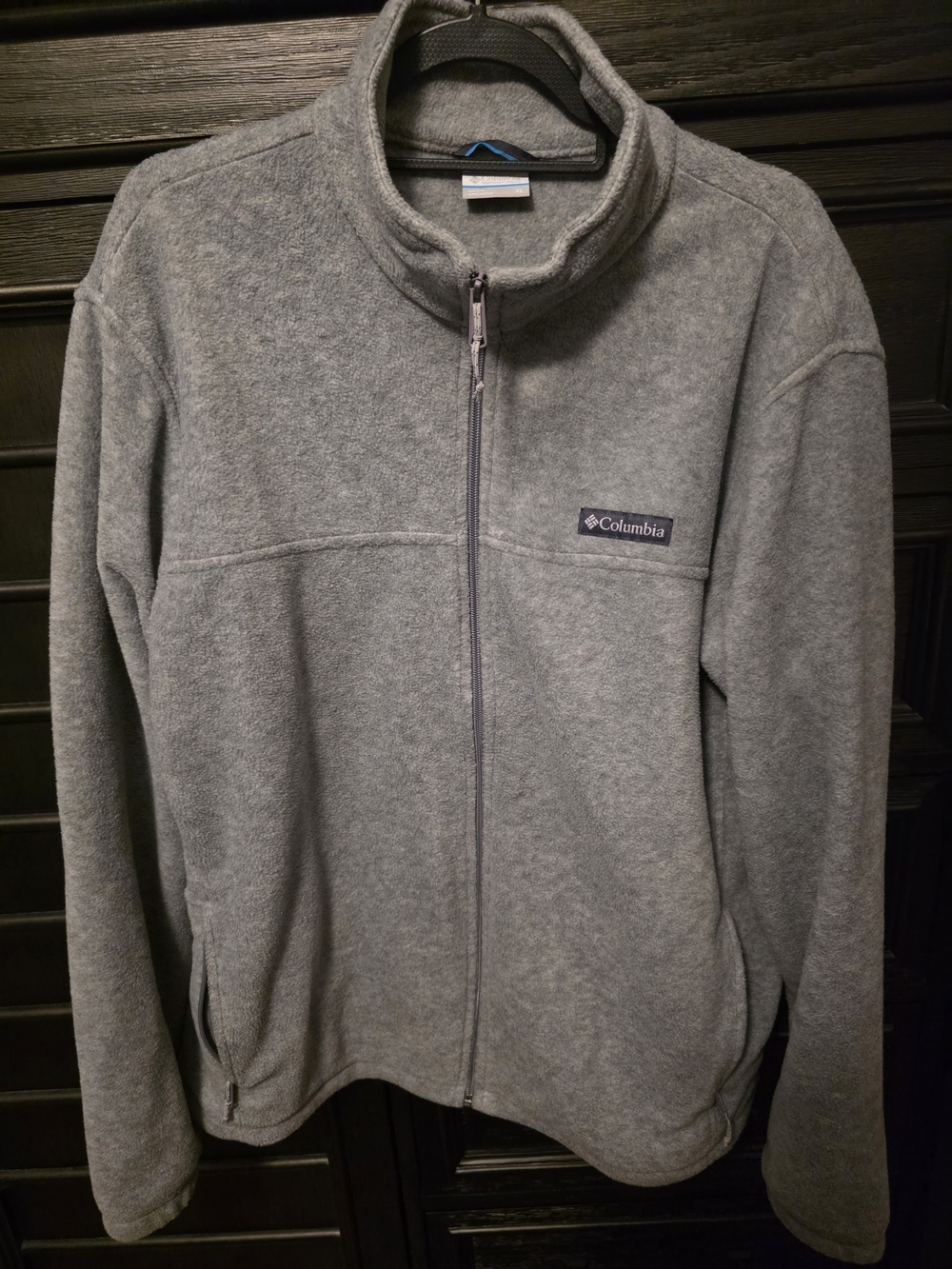 Columbia Men's Full-Zip Gray Fleece Jacket XL